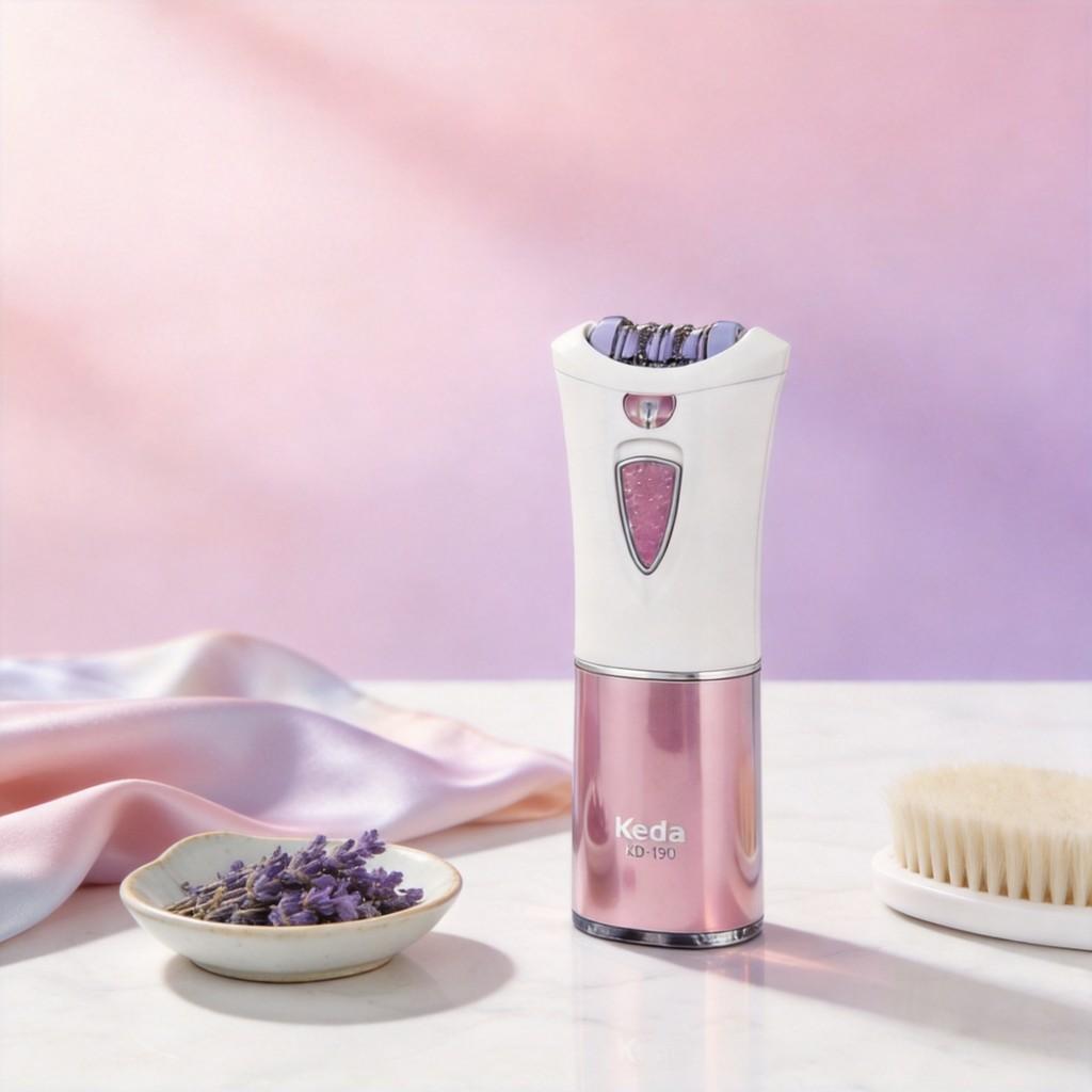 Épilateur Électrique Pour Femmes Avec Corps ABS Et Nettoyage Sans Eau Pour Zones Sensibles