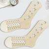 2pcs DIY Knitting Sock Display Stand Adjustable Size Hand-Knitted Sock Stretcher Wooden Craft Lasers Cut Sock Blockers Template