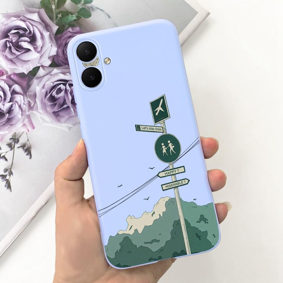 For Samsung Galaxy A05S 2023 Case Fashion Flower Soft Back Cover For Samsung A04 A04S A05 A05S SM-A057F Shockproof Silicone Capa
