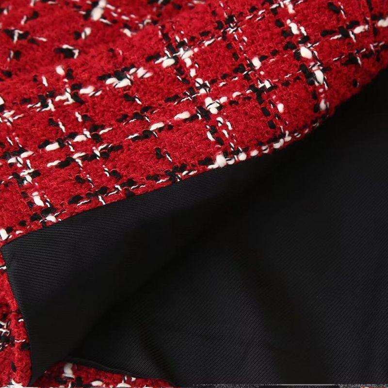 Kaslead New Arrival Women's Clothing Fashion Wind Belt Padded Shoulder Texture Outwear Half Culottes 8966581 9060581