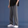 Summer Thin Ice Silk Men's Casual Pants Straight Trend Versatile Loose Sports Casual Pants Men's Clothing