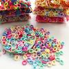 100PCS Girls Colorful Nylon Elastic Hair Bands Ponytail Hold Small Hair Tie Rubber Bands Women Scrunchie Kids Hair Accessories
