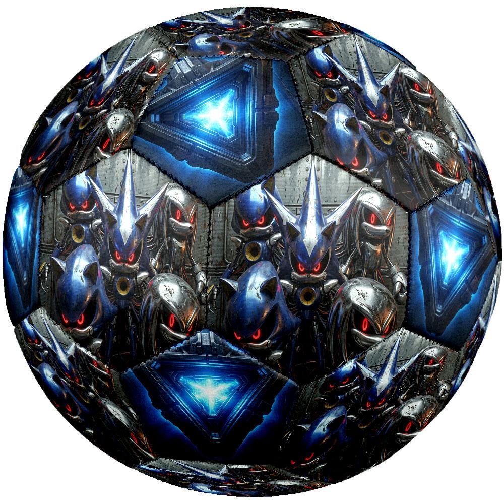 1pc Sonic the Hedgehog Soccer Ball Size 5 Indoor Soccer Ball Fashion Colorful Backyard Game - Great For Sports Fans Gift HE59