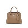 Dcba6e760i2 [tartan Combi] Beige Dd Logo Leather Tote Bag
