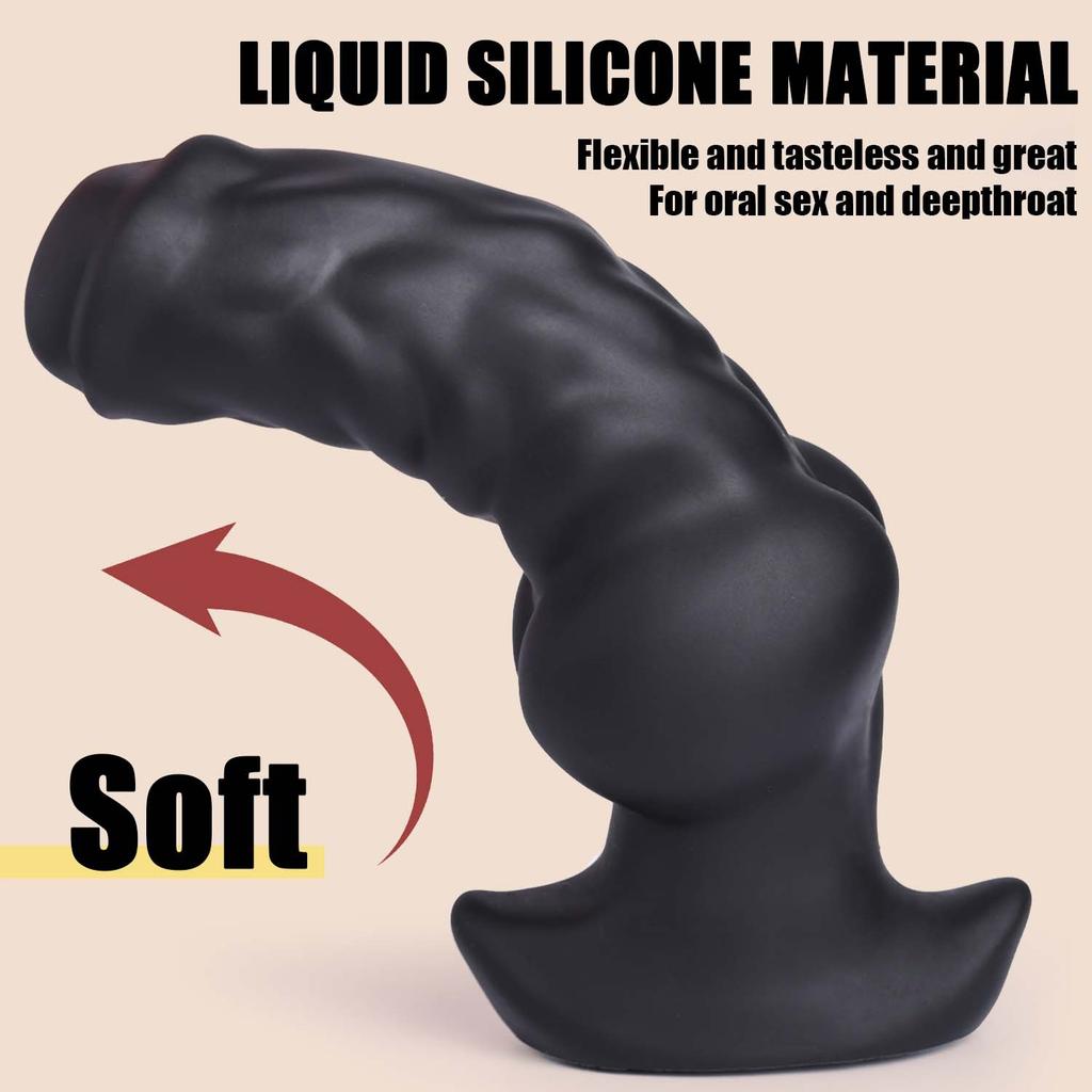 Liquid Silicone Irregular Anal Plug Adult Sex Toy Oversized Irregular Anal Expansion Penis Female Anal Masturbator