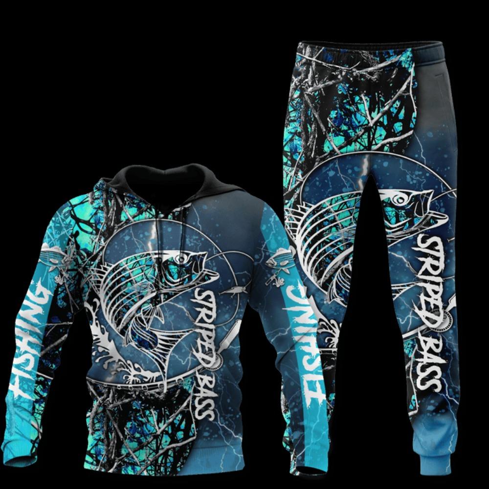 Camo Fishing Hunting 3D Printed Men Hoodies/Tracksuit Fashion Spring Autumn Man Clothing Suit Casual Long Sleeve Jogging Suits