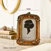 Elegant Retro Photo Frame Imitation Wood Embossed Picture Frame Home Ornaments