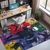 Jujutsu Kaisen Pattern Rug, Indoor/Outdoor Mat, for Picnic, Gameroom, Bedroom, Office, Living Room, Home Decor Carpet, Birthday Gift
