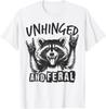 Entfesselt und wild Lustiges Waschbär T-Shirt
