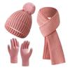 Cold Proof Gloves Elastic Woolen Hat Versatile Knitted Scarf  Windproof