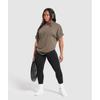 Gymshark BriTish Iron HeavyweighT T shirT  Camo Brown Null B2b1p Nby9