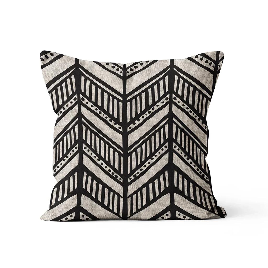 Nordic Decoration Home Cushion Cover Boho Ethnic Living Room Bedroom Sofa Covers 45X45Cm Abstract Sofa Bed Printed Pillow Case