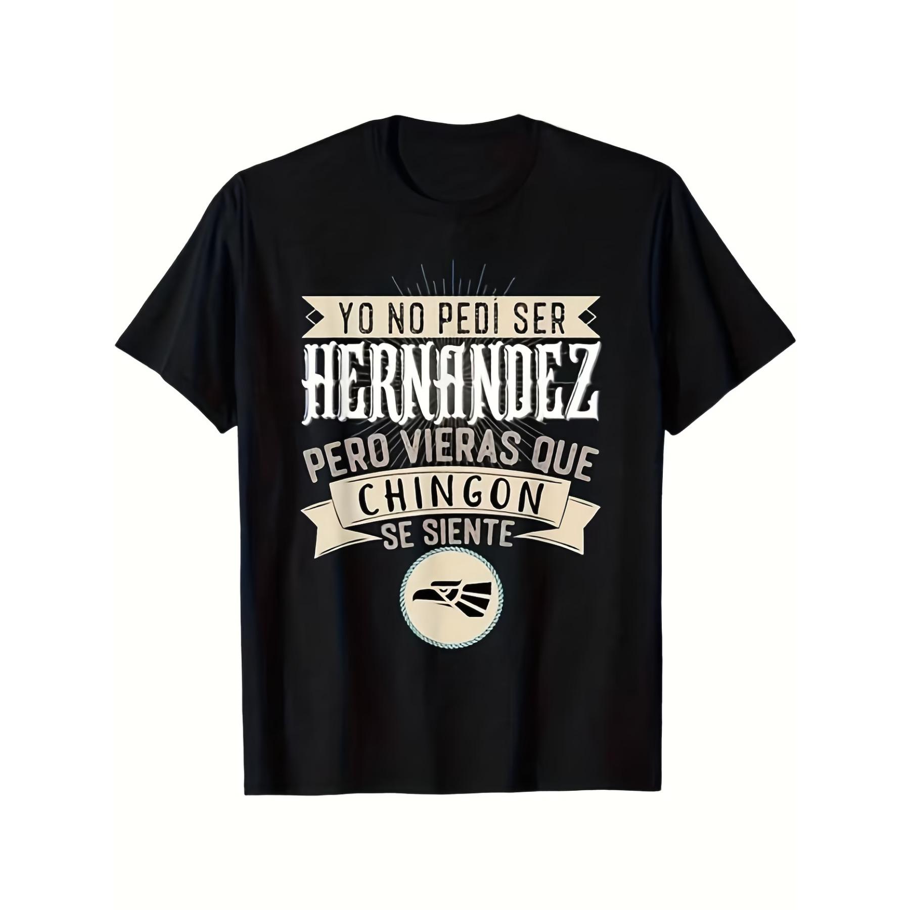 

Men S & Women S I Am Not Hernandez Bold Statement Graphic T-Shirt Crew Neck Short Sleeve Tee, Unisex Casual Shirt S чёрный