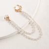 European and American Foreign Trade Jewelry, Ethnic Style Piercing Earrings, Double-layer Nose Nails, Stage Non-punching Imitation Crystal Nose Rings