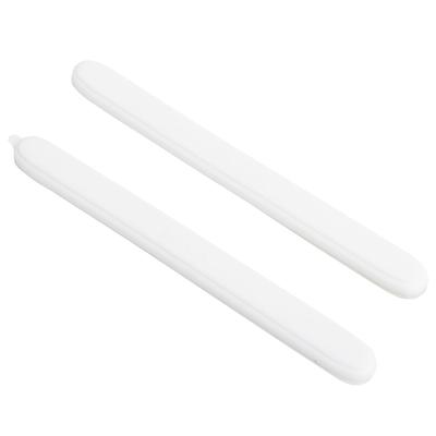 2Pcs Car Door Edge Guard Anti Collision Buffer Trim Cover Protector Accessory White