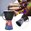 4Inch African Hand Drum Musical Instrument Children Drum Musical Toy Unique Pattern Small Drum Percussions Toy