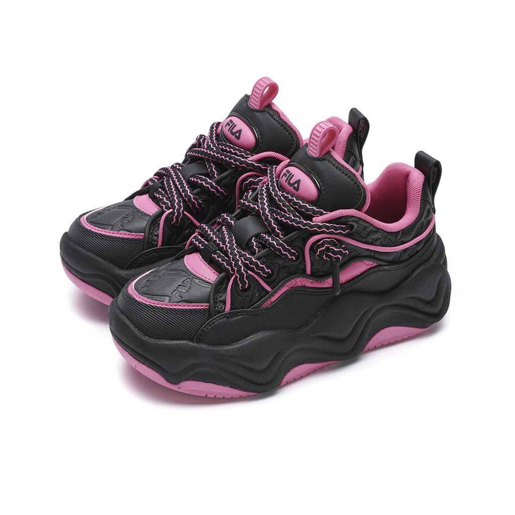 FILA Brook LV Flow Sand Shoes Modern Comfortable Durable Low-Top Skate Shoes Women sneaker Black Purple F12W441209FBW