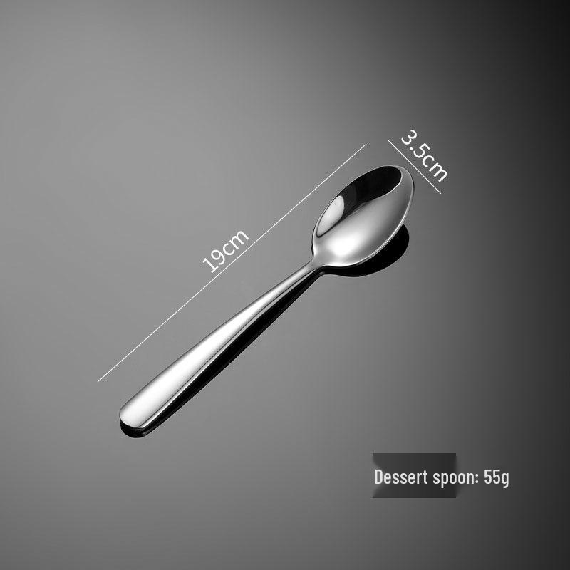 Elegant Series 304 Stainless Steel Cutlery Set - Knife, Fork, Spoon - Polished & Thickened for Hotels and Restaurants