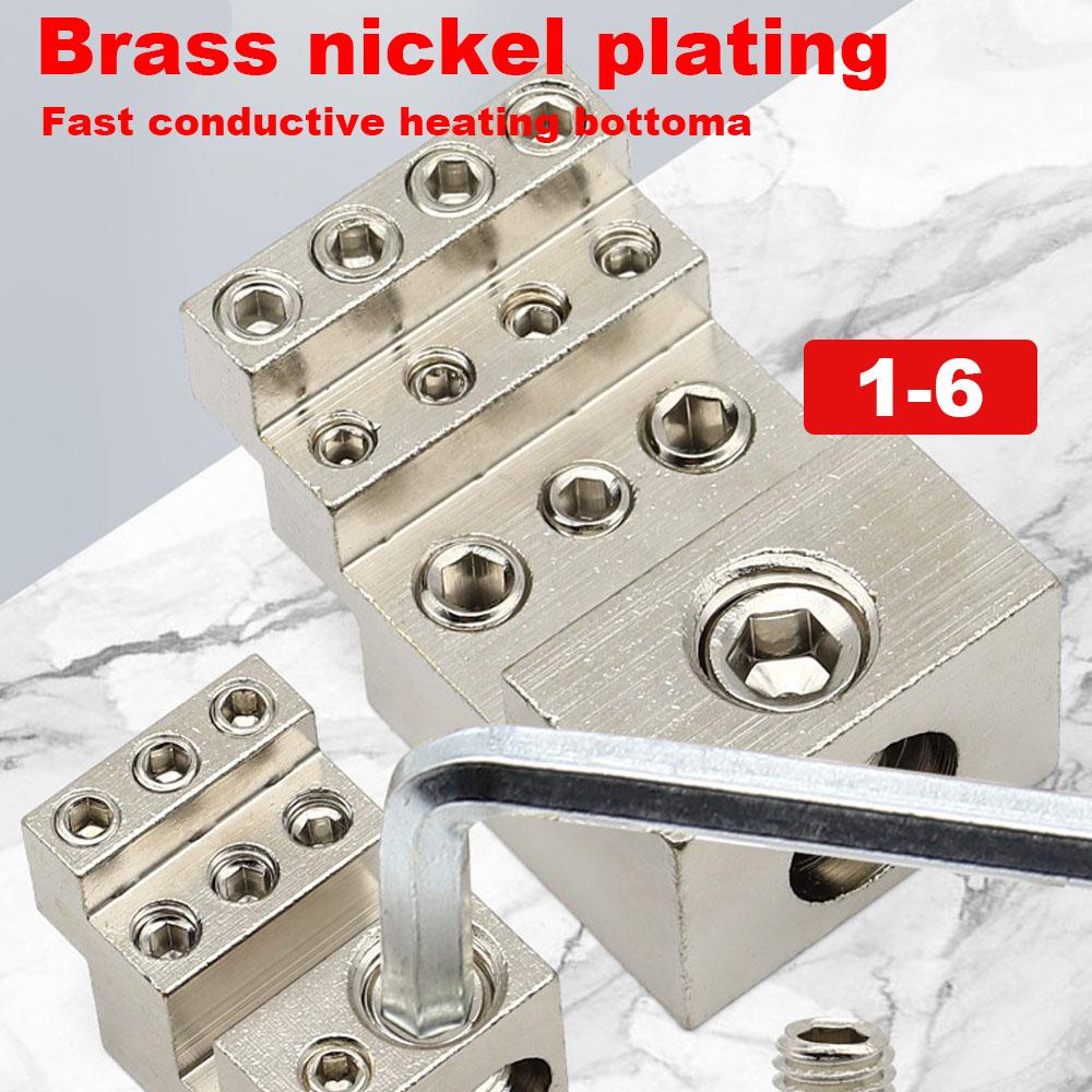 UKK 80/125A Einphasen-Verteilerkasten Drahtverbinder Hochstrom-Haushalt in einen Mehrfachsteckdosen-Klemmblock Schienenverteilerkasten