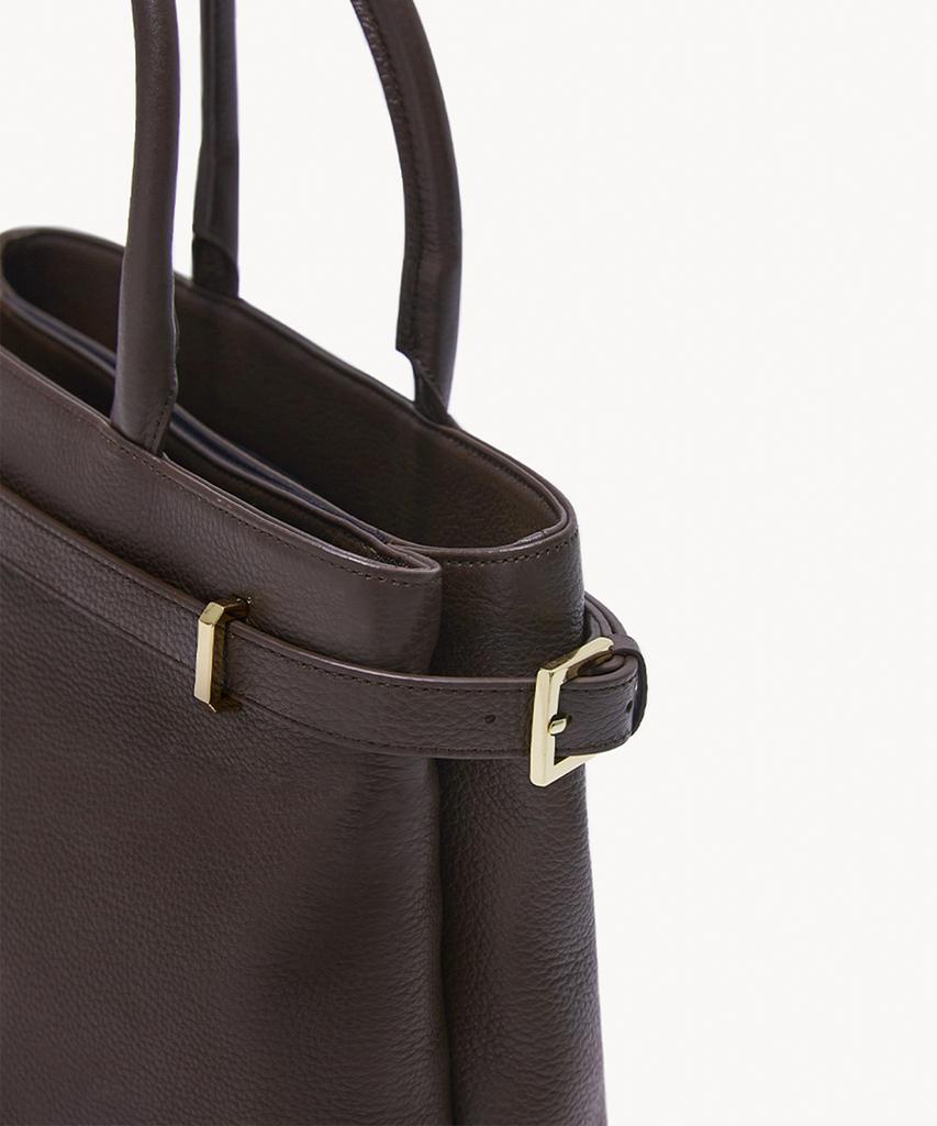 Clave Olivia Brown Tote Bag