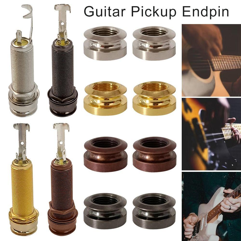 

Концевой штифт звукоснимателя гитары. Цилиндр с резьбой. Концевой штифт. Выходное гнездо. Входное гнездо звукоснимателя электрогитары.