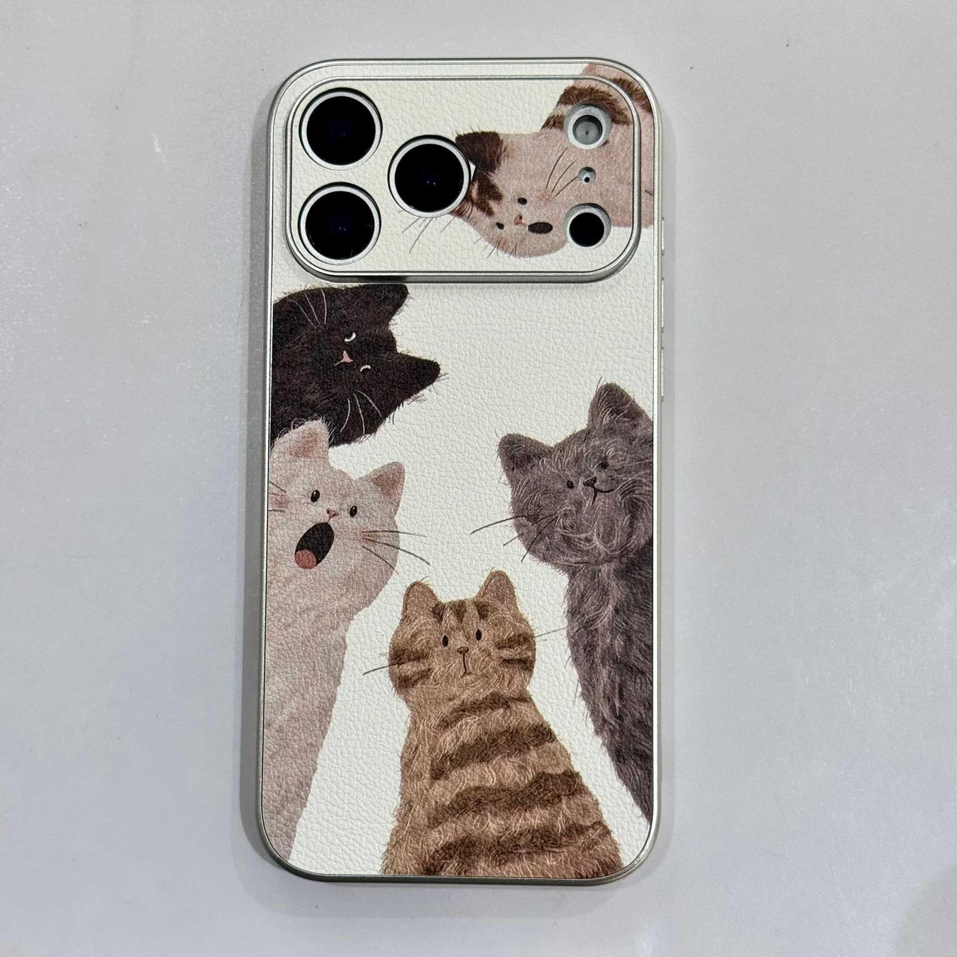 Creative Cat iPhone Case: Magnetic Stand, Fits Apple 16 Pro & 17 Pro Max iPhone 17 Pro