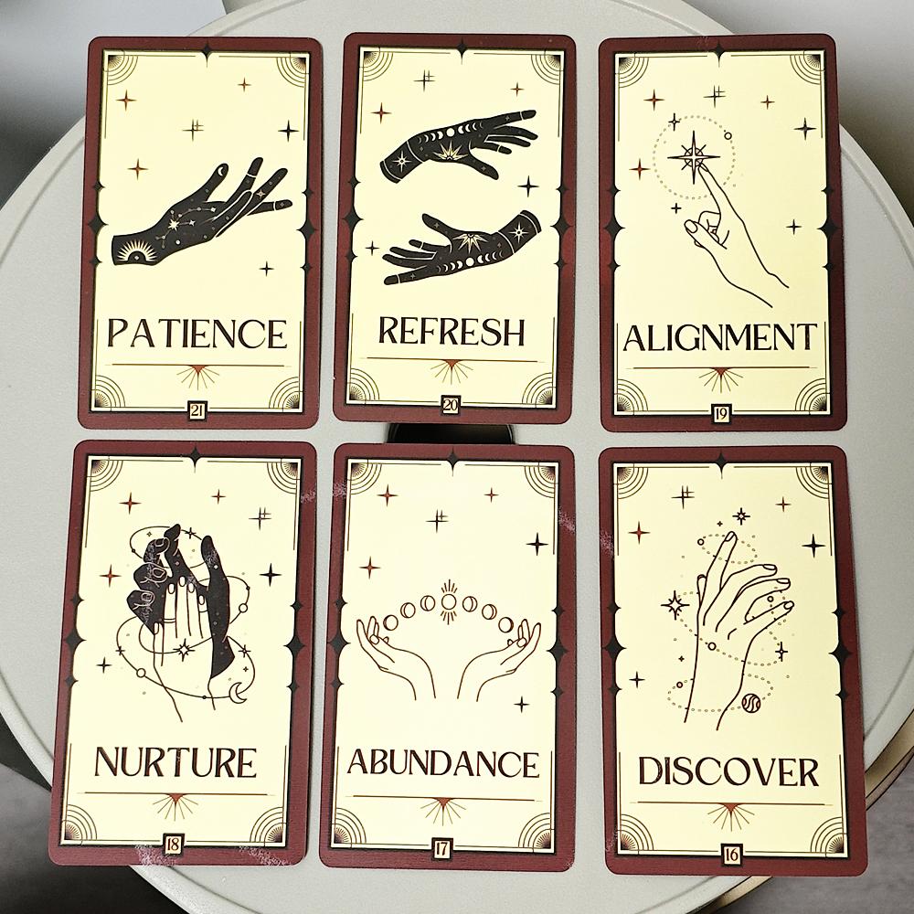 Manifestation Oracle Deck 33 Card Oracle Deck Manifest Your Dreams, Find Your Purpose, Tarot for The Soul 10.3*6cm