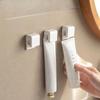 Toothpaste Holder - Wall-mounted Bathroom Storage Hook Without Drilling - Simple Design for Washbasin - Compact Toothpaste and Soap Rack