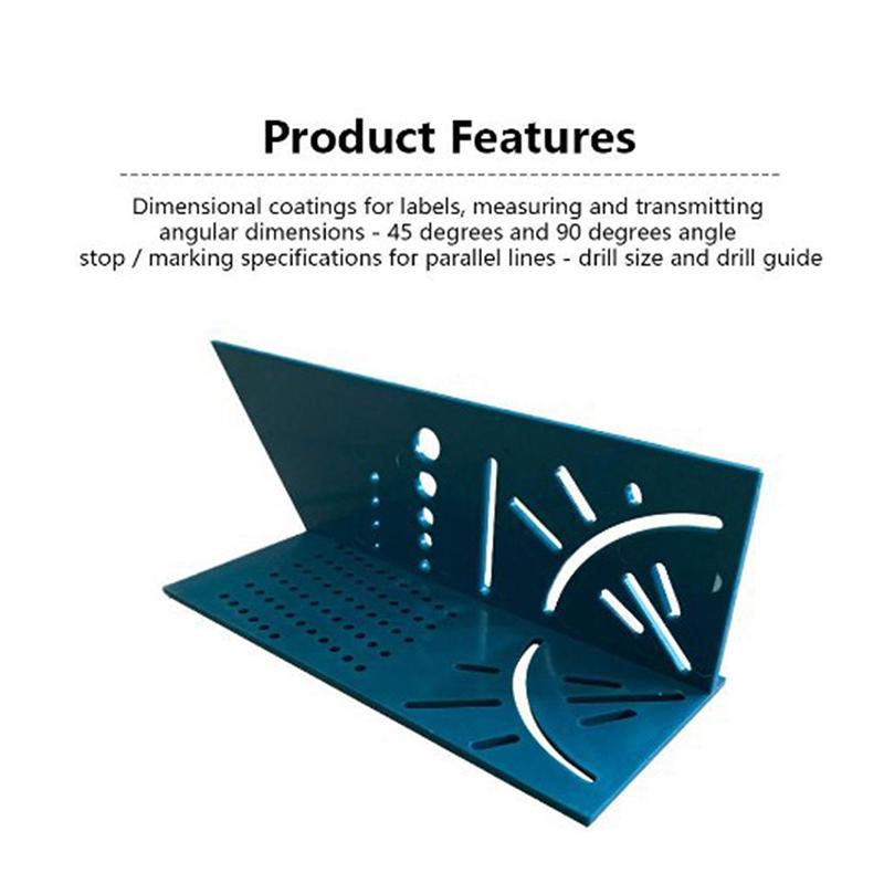 3D-Holzbearbeitungslineal Gehrungswinkelmesslehre Quadratisches Messwerkzeug Neu