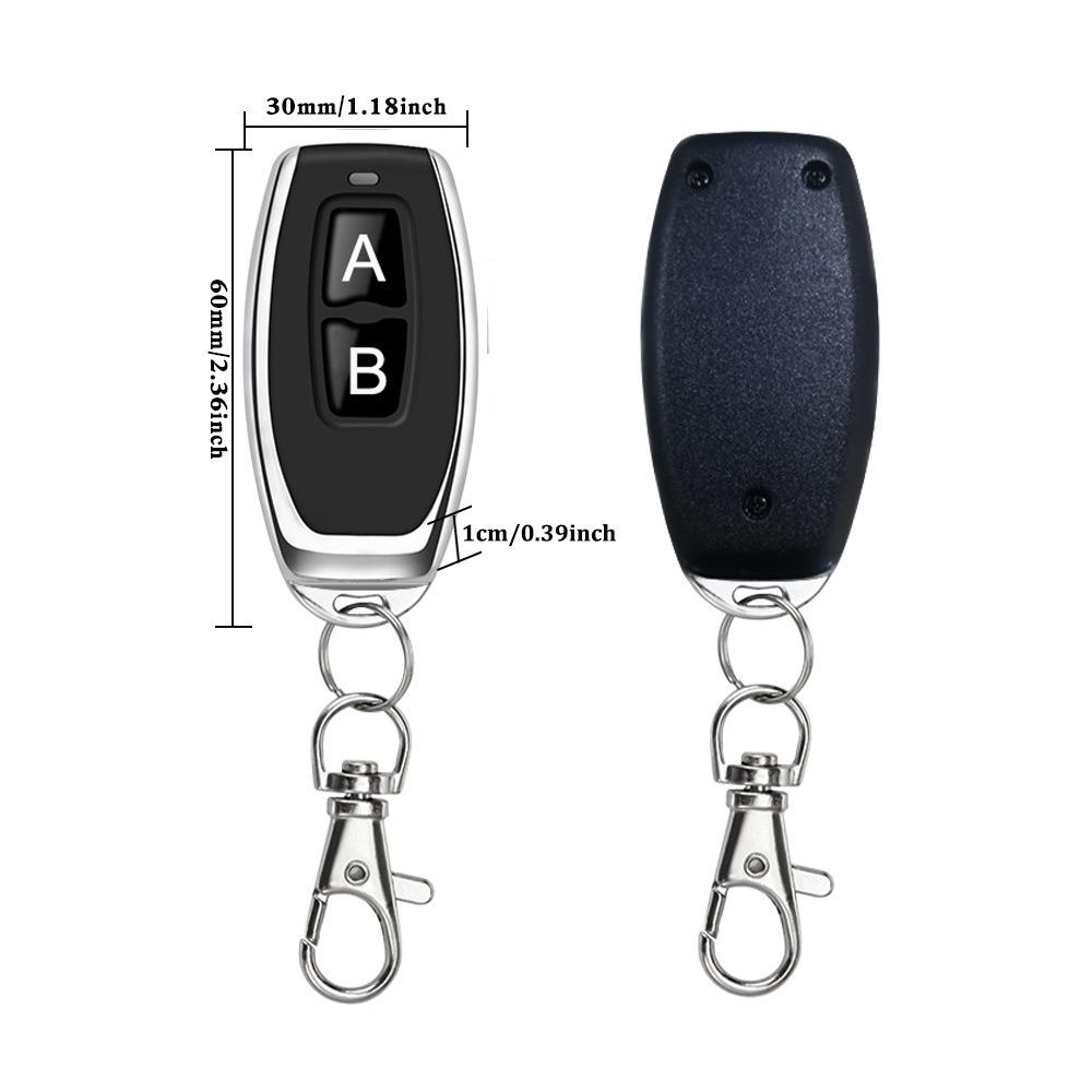 433MHz RF Wireless Remote Control - 1527 Code Transmitter, Small Metal 'Pepper' Design.