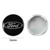 Autoaufkleber 2026 Ford 4-teilig 54 mm Original Radnabenabdeckungen für Ford Focus MK2 Fiesta Mondeo Galaxy Fal