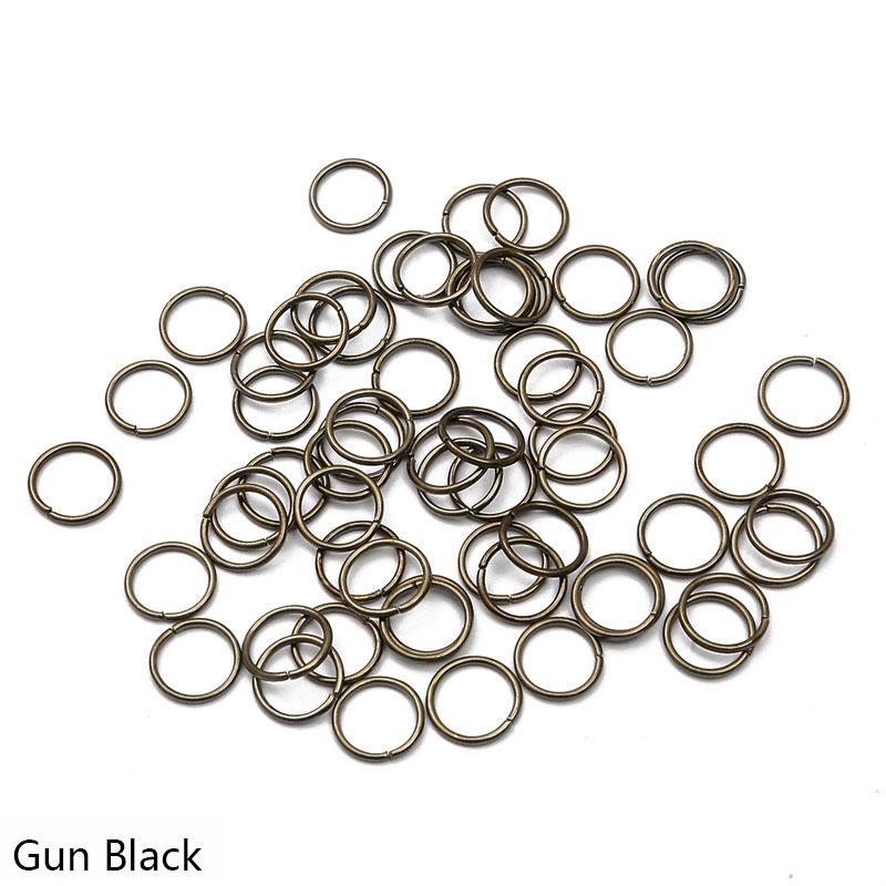 DIY Making Accessories Jump Rings Connectors Popular 50-500pcs/lot 3-20mm Split Rings Jewelry Finding High Quality Sewing beads