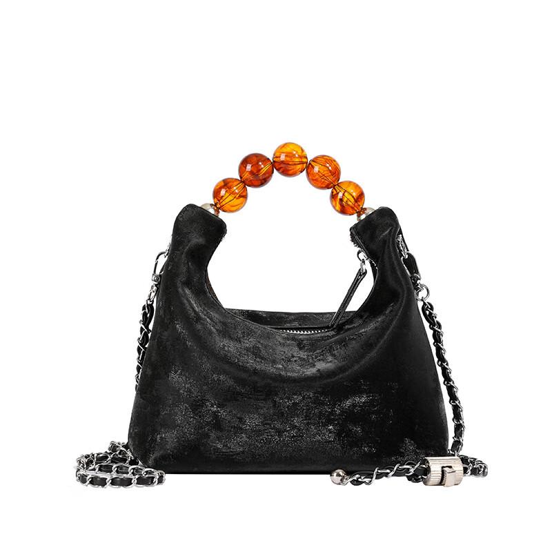 LEMON KOKO Chinese Style Beaded Shoulder Bag