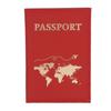 PU Leather Passport Cover - RFID Blocking Holder with Flight Ticket Slot Secure Travel Document Organizer for International Trips