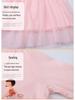 European Style Cartoon Girls' Long-Sleeve Mesh Princess Dress for Autumn