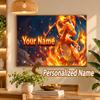 Charizard Custom Name Diamond Painting Personalized 5D Full Drill DIY Diamond Art Home Decor