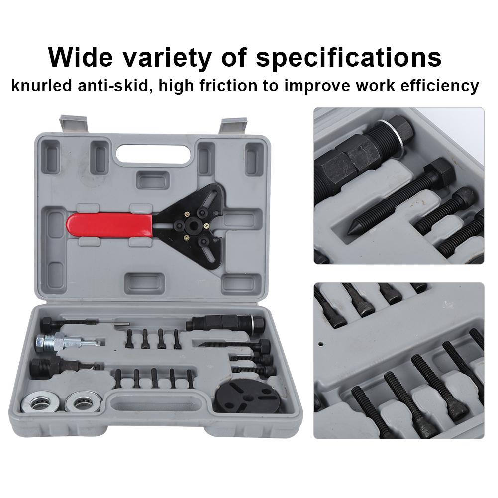 20-teiliges AC Automobil-Kompressorkupplungsnaben Ausbau-Einbauwerkzeug mit Gabelschlüssel