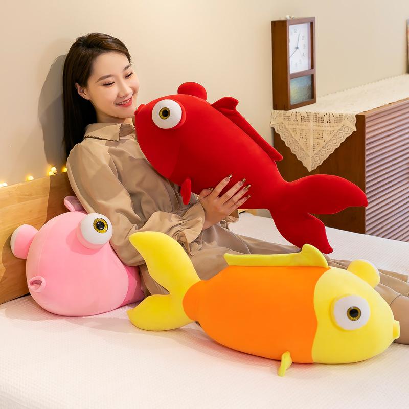 Goldfish Bubble Cute Goldfish Plush Toy Children's Doll Pillow Doll Night Market