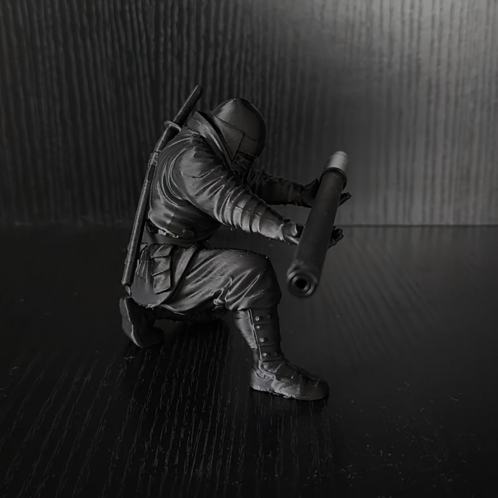Exquisite Funny Ninja Ornaments Creative Decorations Pen Holder Multi-functional 3D Printing Warrior Ornaments Office