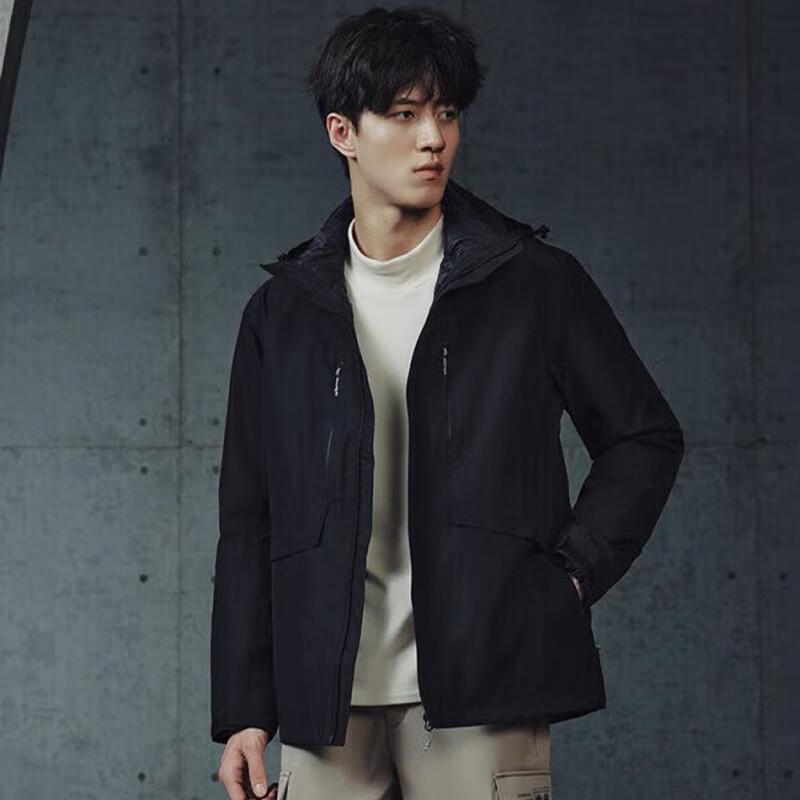 TOREAD Unisex Autumn/Winter 3-in-1 Down Jacket TAWWBL90474 L