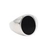 2026 Jewelry Fashion Simple European and American Epoxy Oval Men's Jewelry Ring