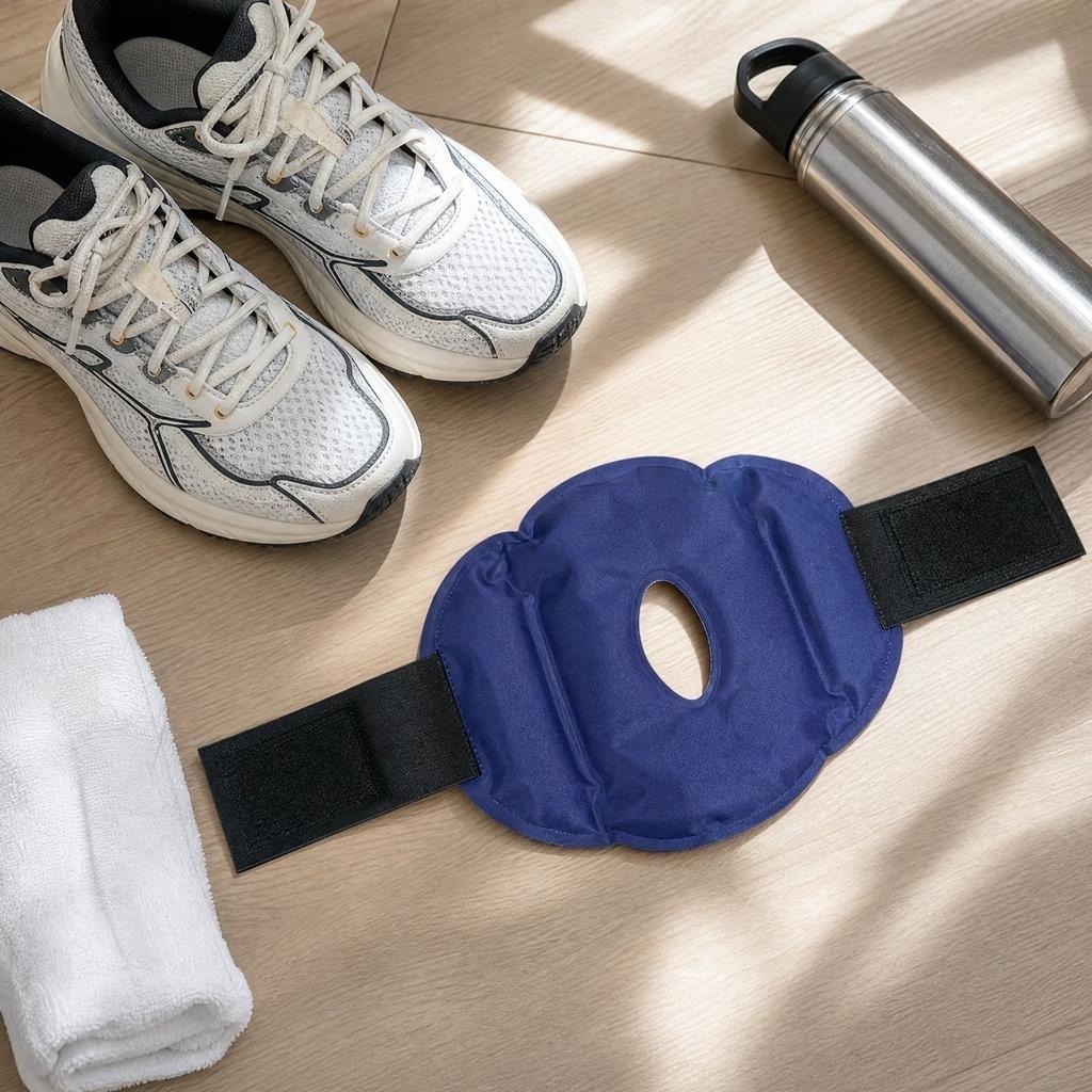 Reusable Knee Ice Pack Wrap with Adjustable Strap for Cold and Hot – Compress for Soothing Discomfort