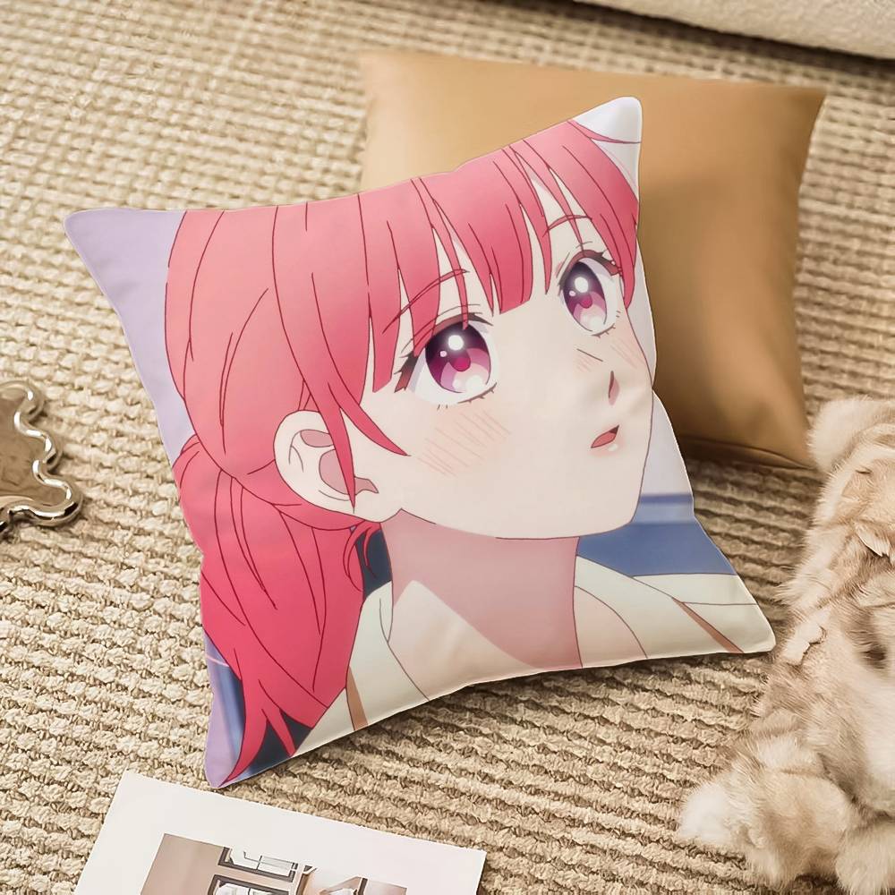 

Anime-A-S-Sign OF Affection-Love Pillow Case Anti-dustmite Invisible zipper Sofa Bed 12x12Inch