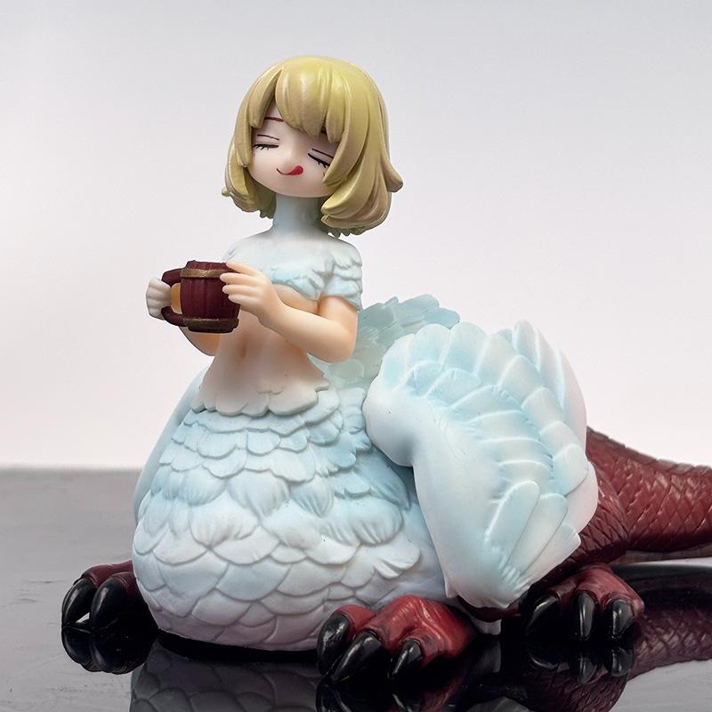 10cm Deliziosa In Dungeon Chimera Falin Versione Q Statua GK Carina Ragazza Anime Figura Modello da Collezione Decorazione da Scrivania Regalo Per