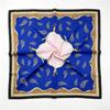 70x70cm Nylon Square Scarf Women Vintage Print Lightweight Accessory Office Casual Hair Styling