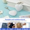 2/4Pcs Purse Glow Heart-shaped Light LED Mini Touch Sensor Handbag Lamp Bag Charms Keychains Night Light Fits Ladies Girls Gift