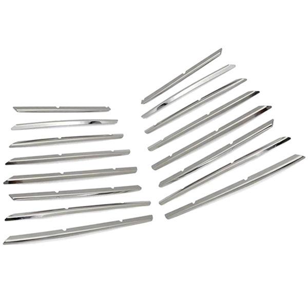 

Silver Stainless Steel Set for Peugeot 3008/3008GT/5008GT Models none