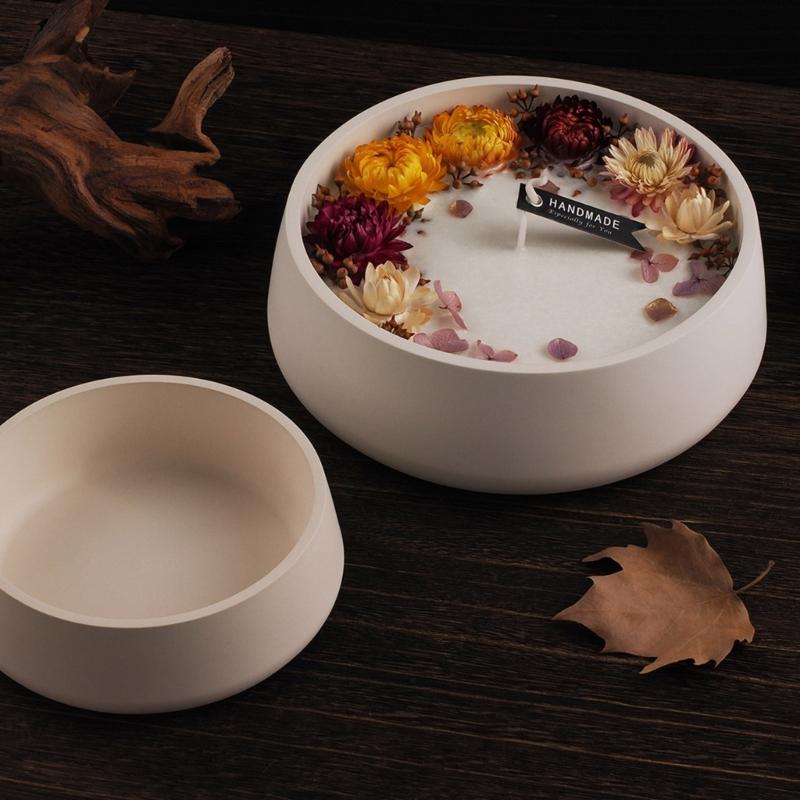 Round Sturdy Silicone Tray Mould for Resin Castes Craft Supplies Dishes Mould for Jewelry Making and Coasters Creation