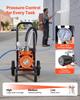 Diaphragm Airless Paint Sprayer, 900 W Efficient Cart Airless Paint Sprayer, 2200 Psi High Pressure, with Extension Pole, Cleaning Needle and Brush,