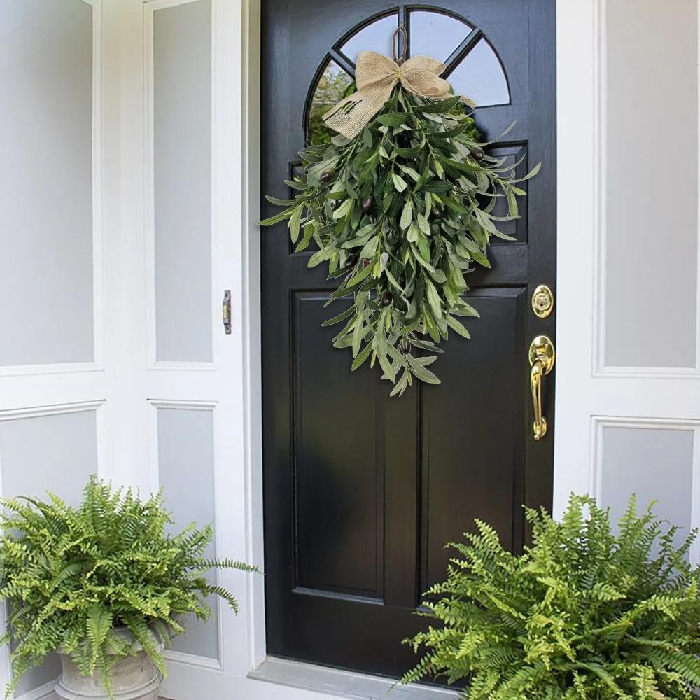 

60cm Green Olive Hanging Vines Handmade Simulated Olive Plants Fake Plants Rustic Farmhouse 60cm